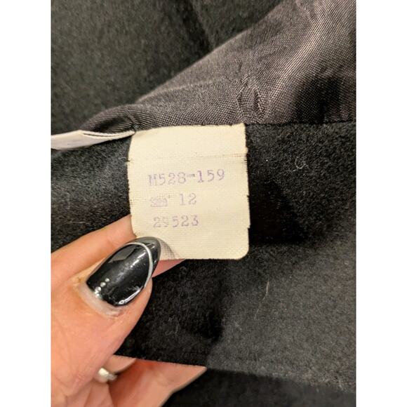 Vintage Pendleton Wool Blazer Women’s Size 12 Black USA Made 1980s Career Jacket - Picture 6 of 8